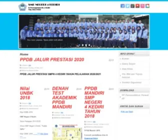 SMPN4Kotakediri.sch.id(Spipat) Screenshot