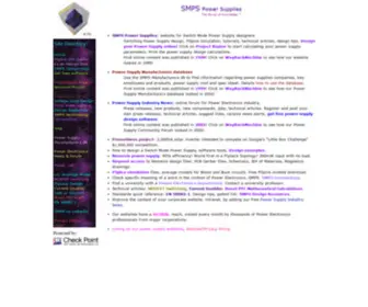 SMPS.com(Switching Power Supply design) Screenshot