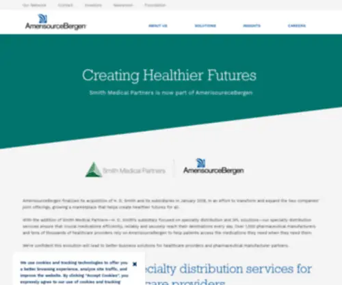 SMPspecialty.com(Smith Medical Partners) Screenshot