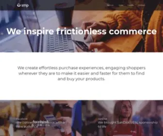 SMP.uk.com(We inspire frictionless commerce) Screenshot
