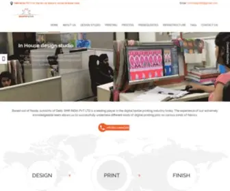 Smrindia.in(Digital Fabric Printing In INDIA) Screenshot