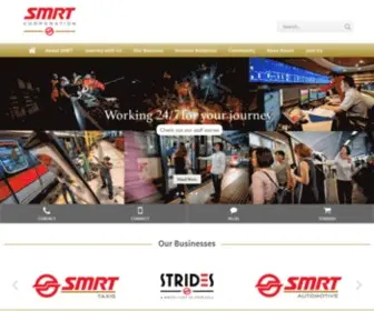 SMRT.com.sg(Smrt corporation ltd) Screenshot