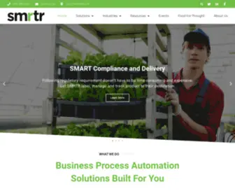 SMRTrsolution.com(Business Process Automation) Screenshot