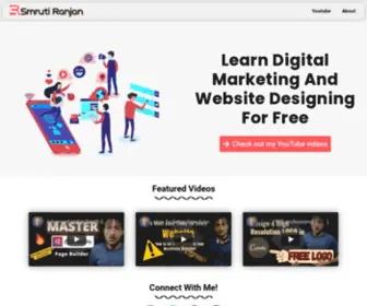 Smrutiranjan.com(Learn digital marketing and website development) Screenshot