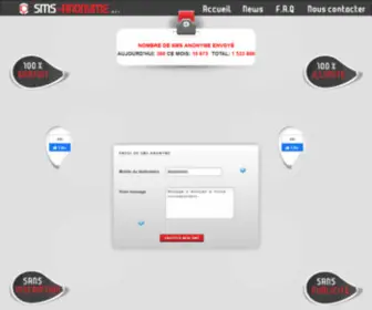 SMS-Anonyme.net(SMS Anonyme) Screenshot