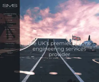 SMS-Marine.co.uk(From ship repair and ship refits to marine mechanical engineering and shipyard facilities) Screenshot