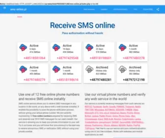 SMS-Online.pl(Receive SMS online for free) Screenshot