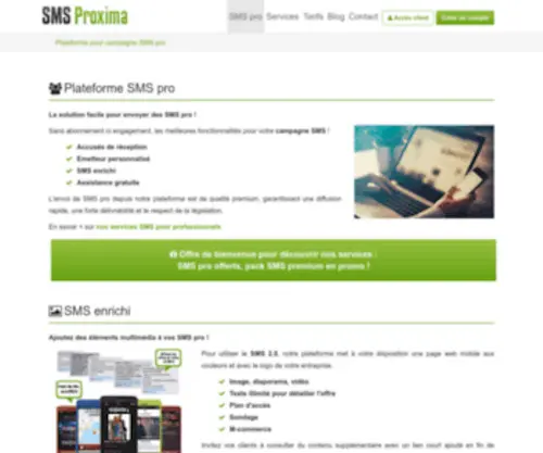 SMS-Proxima.com(SMS Proxima) Screenshot