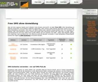 SMS-Puls.de(Free sms) Screenshot