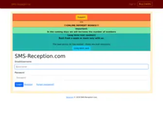 SMS-Reception.com(Checking your browser) Screenshot