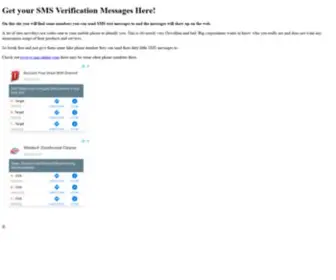 SMS-Verification.com(Send your SMS Verification Messages Here and Get Your Verification Codes without any Stress) Screenshot