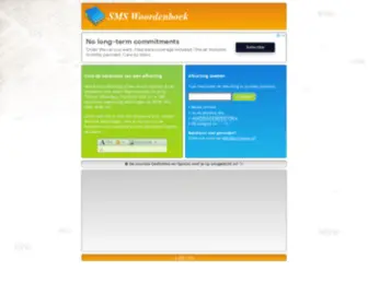 SMS-Woordenboek.nl(Twitter, Facebook Chat, WhatsApp en SMS afkortingen) Screenshot