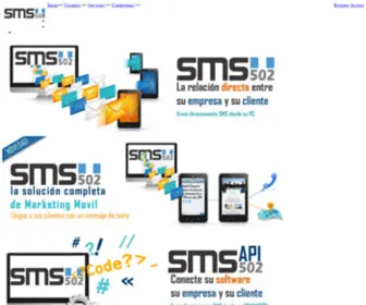 SMS502.com(Sms Guatemala) Screenshot