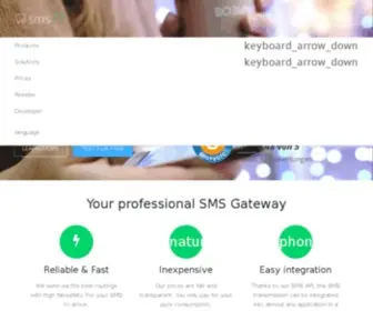 SMS77.io(SMS Gateway for your business messaging solution) Screenshot