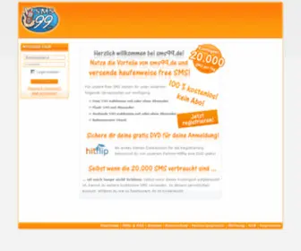 SMS99.de(Free sms versenden) Screenshot