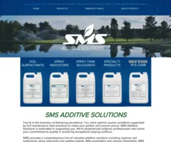 Smsadditivesolutions.com(Turf Soil Surfactants) Screenshot