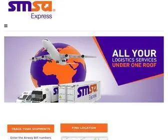 Smsaexpress.com(SMSA Express) Screenshot