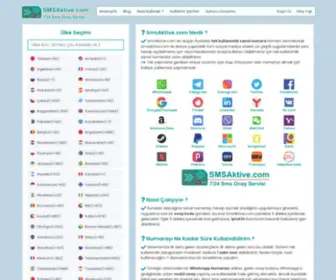 Smsaktive.com(Sms Aktive) Screenshot