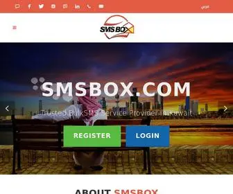 SMsbox.com(SMSBOX Leading Bulk SMS Co. in Kuwait) Screenshot