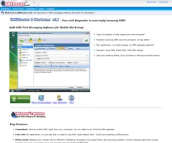 SMscaster.com(Bulk SMS text messaging software) Screenshot