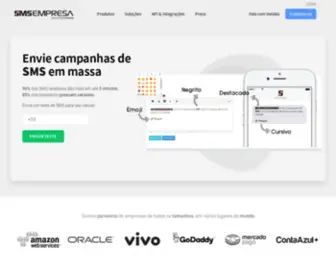 Smsempresa.com.br(Campanhas de SMS e Voz em massa) Screenshot