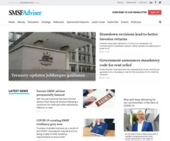 SMsfadviser.com(SMSF Adviser) Screenshot