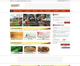 SMsfi.com(Send Free SMS) Screenshot