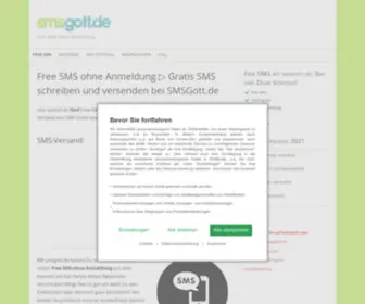 SMsgott.de(Gratis SMS versenden bei) Screenshot