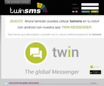 SMSgratisinternacional.com(Enviar SMS gratis internacional a cualquier operador) Screenshot