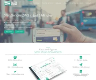 Smsidea.co.in(Bulk SMS services in Ahmedabad) Screenshot