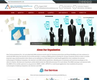Smsideatechnosolutions.com(Bulk sms service) Screenshot