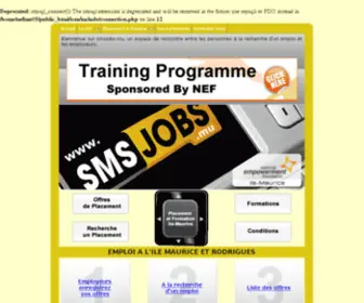 SMsjobs.mu(The Mauritian Job Portal) Screenshot