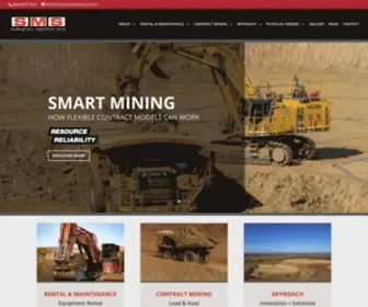 SMsmining.com.au(SMS Mining Services) Screenshot