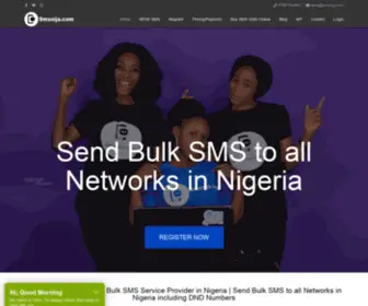 SMsnija.com(Bulk SMS Service Provider in Nigeria) Screenshot