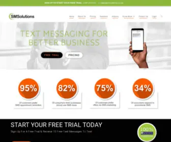 Smsolutions.co.za(Smsolutions l Online Bulk SMS Service) Screenshot