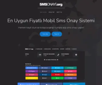 Smsonayi.org(En Ucuz Mobil Onay Sitesi) Screenshot