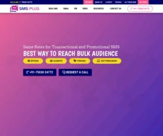 SMSplus.in(Bulk Sms Service Provider in Gurgaon) Screenshot