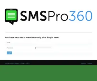 SMSpro360.com(SMS Pro 360) Screenshot