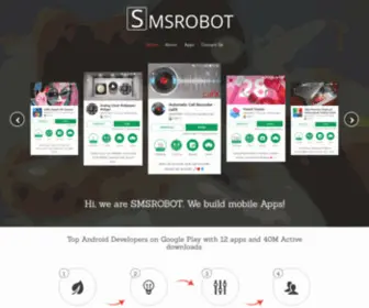 SMsrobot.com(Mobile development company) Screenshot