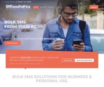 SMssouthafrica.co.za(Bulk SMS Messaging & Marketing Software) Screenshot