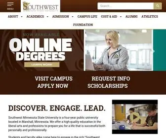 Smsu.edu(Southwest Minnesota State University) Screenshot