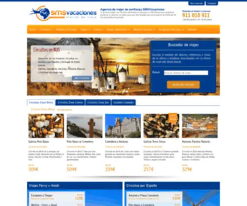 SMsvacaciones.es(Agencia de viajes online) Screenshot