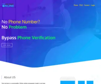 SMsverifi.com(Bypass Phone Verification) Screenshot