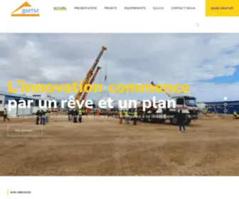 SMTM-Tunisie.tn(SMTM, STE MELLOULI DE TRAVAUX DE MAINTENANCE) Screenshot