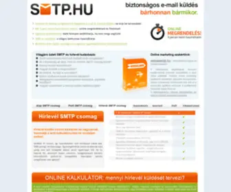 SMTP.hu(Hírlevél küldés és világjáró SMTP) Screenshot