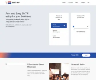 SMTpserver.com(Cheapest SMTP on the market) Screenshot
