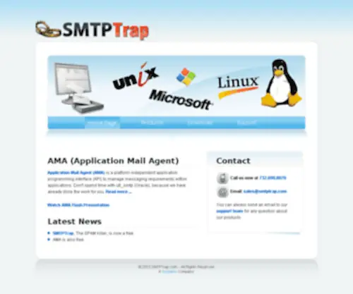 SMTPtrap.com(SMTPTrap) Screenshot