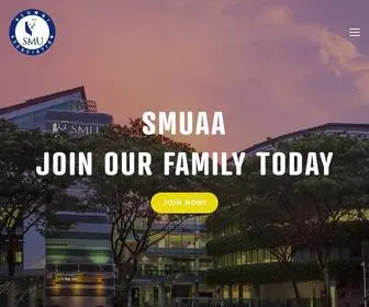 Smuaa.org.sg(SMU Alumni Association) Screenshot