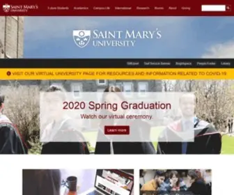 Smu.ca(Saint Mary's University in Halifax) Screenshot