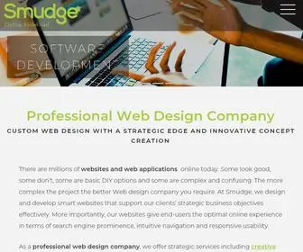 Smudge.co.za(Web design company and software development Johannesburg) Screenshot